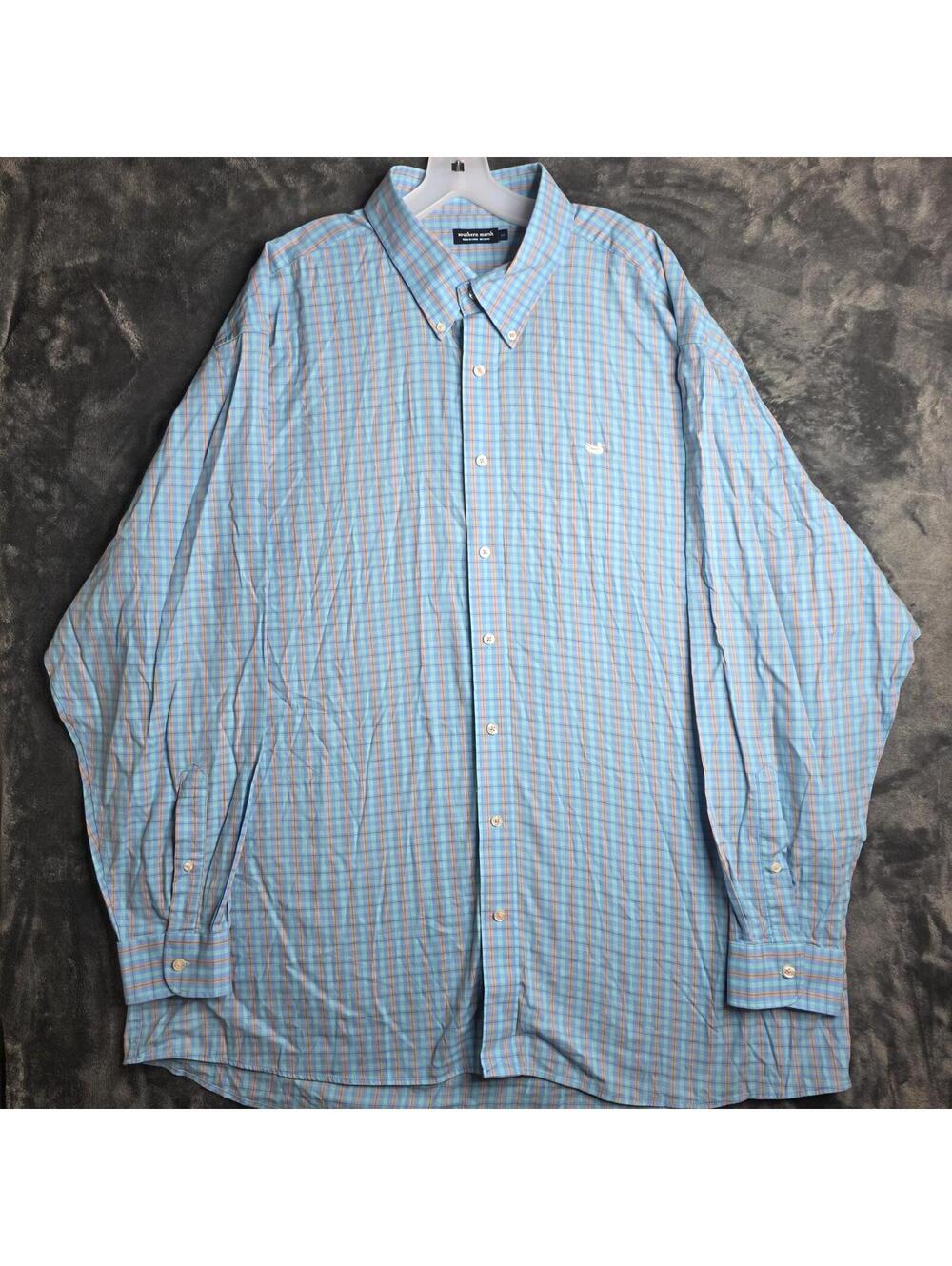 Southern Marsh Mens Long Sleeve Button Down Shirts Sz 3x